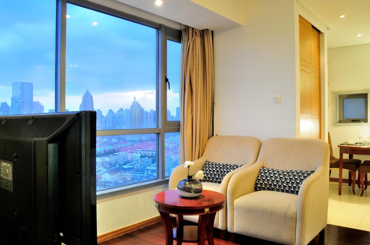 Shanghai Kingland Serviced Apartment Экстерьер фото