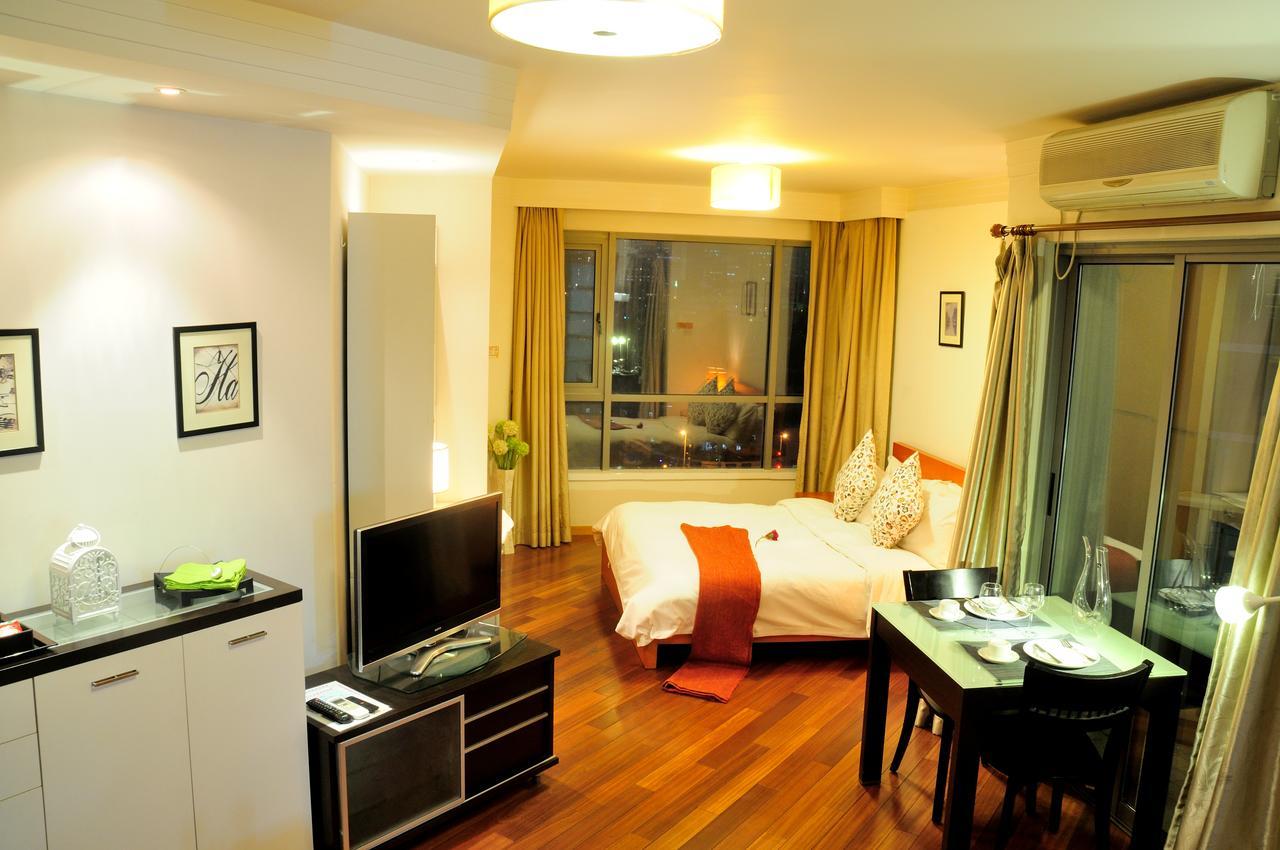 Shanghai Kingland Serviced Apartment Экстерьер фото